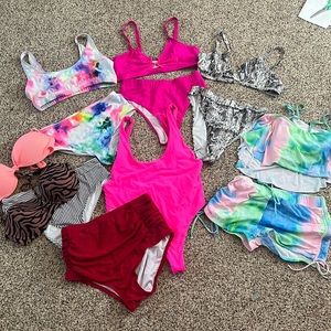 swimsuits size large and XL.